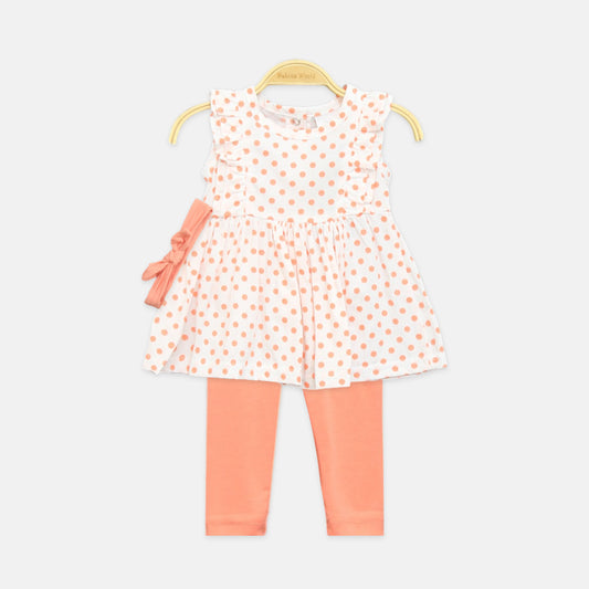 Girls' Polka Dot 3-Piece Set