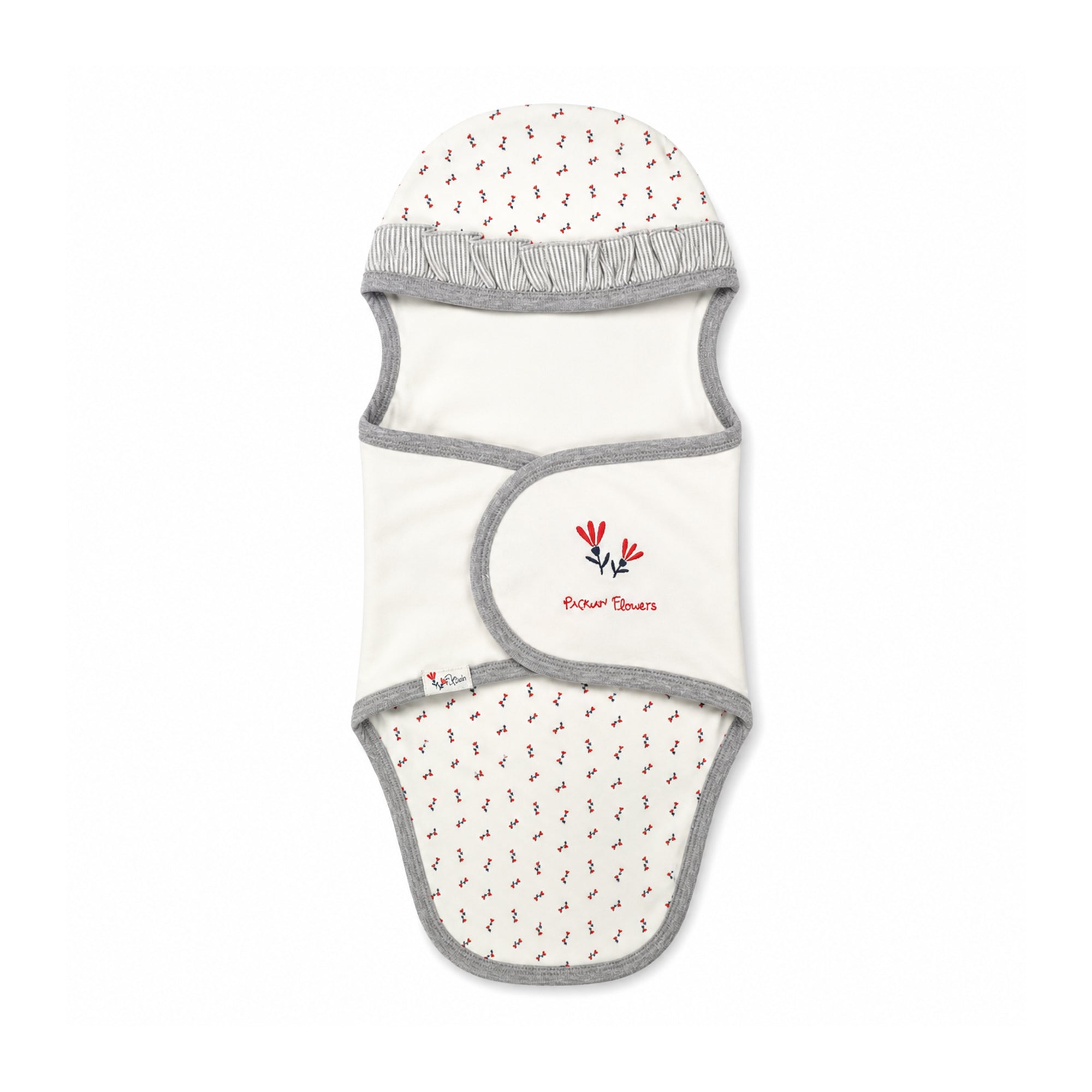 SOFT BREATHABLE FLORAL SWADDLE WRAP