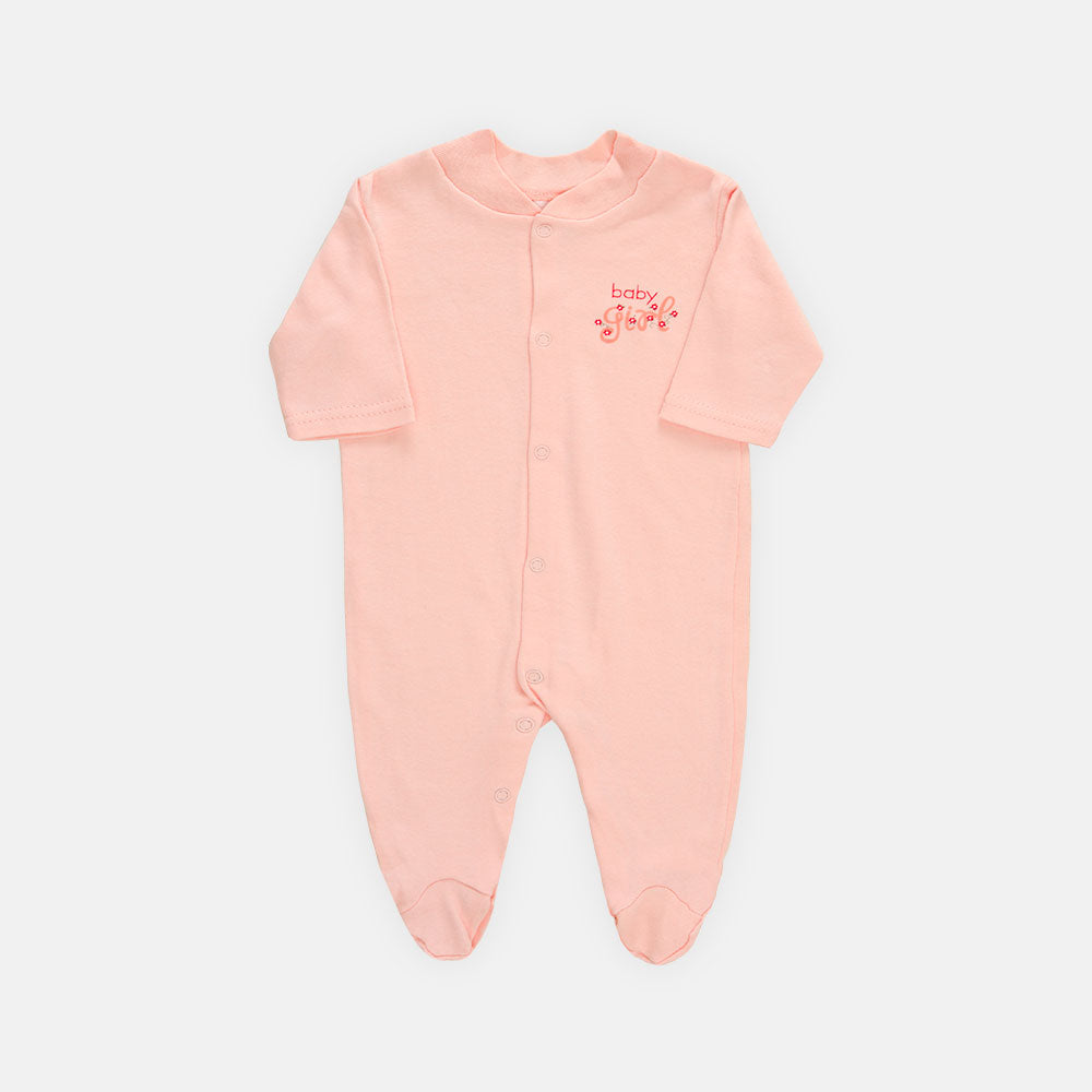 BABY GIRLS GIFT SET WHITE AND PEACH FLORAL