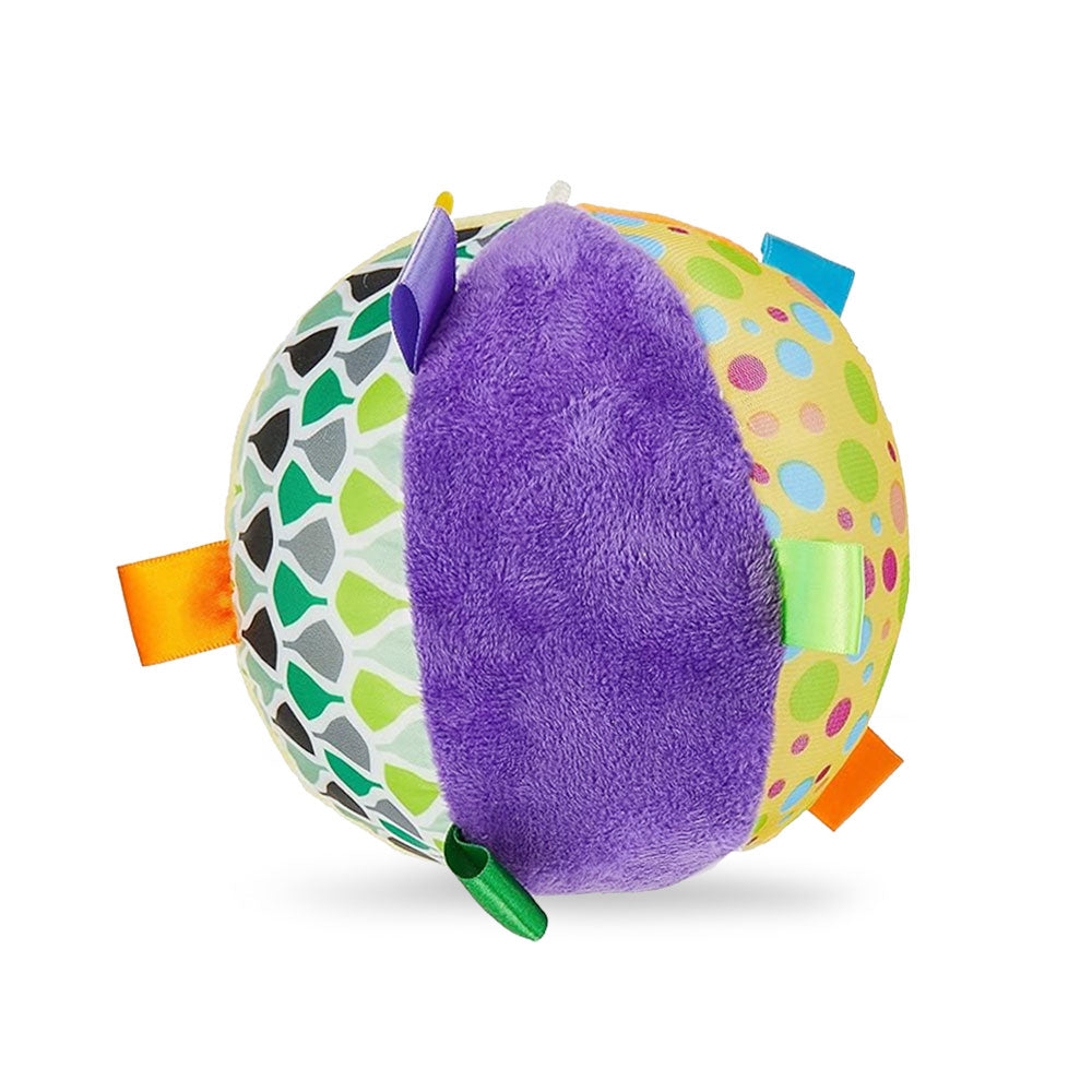 CAESAR THE LION SOFT RATTLE BALL