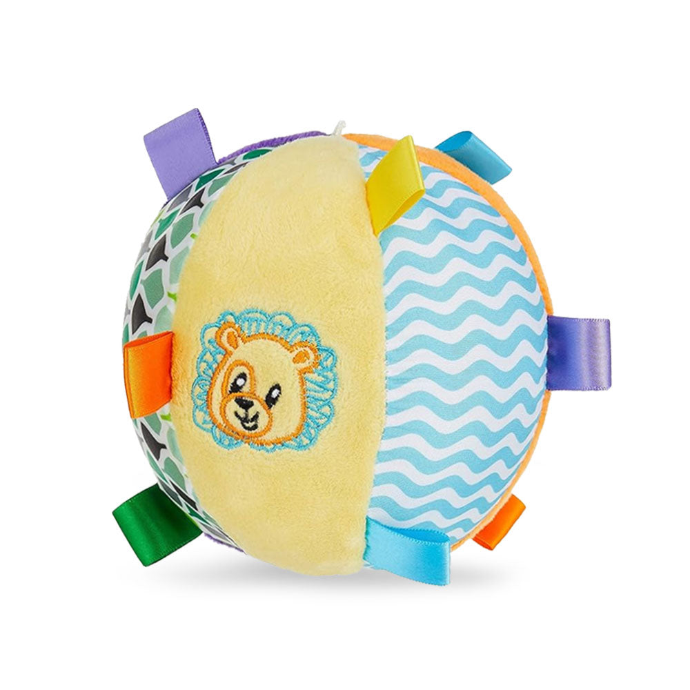 CAESAR THE LION SOFT RATTLE BALL