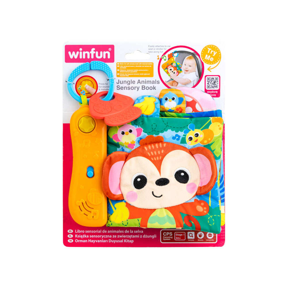 JUNGLE PALS SENSORY BOOK