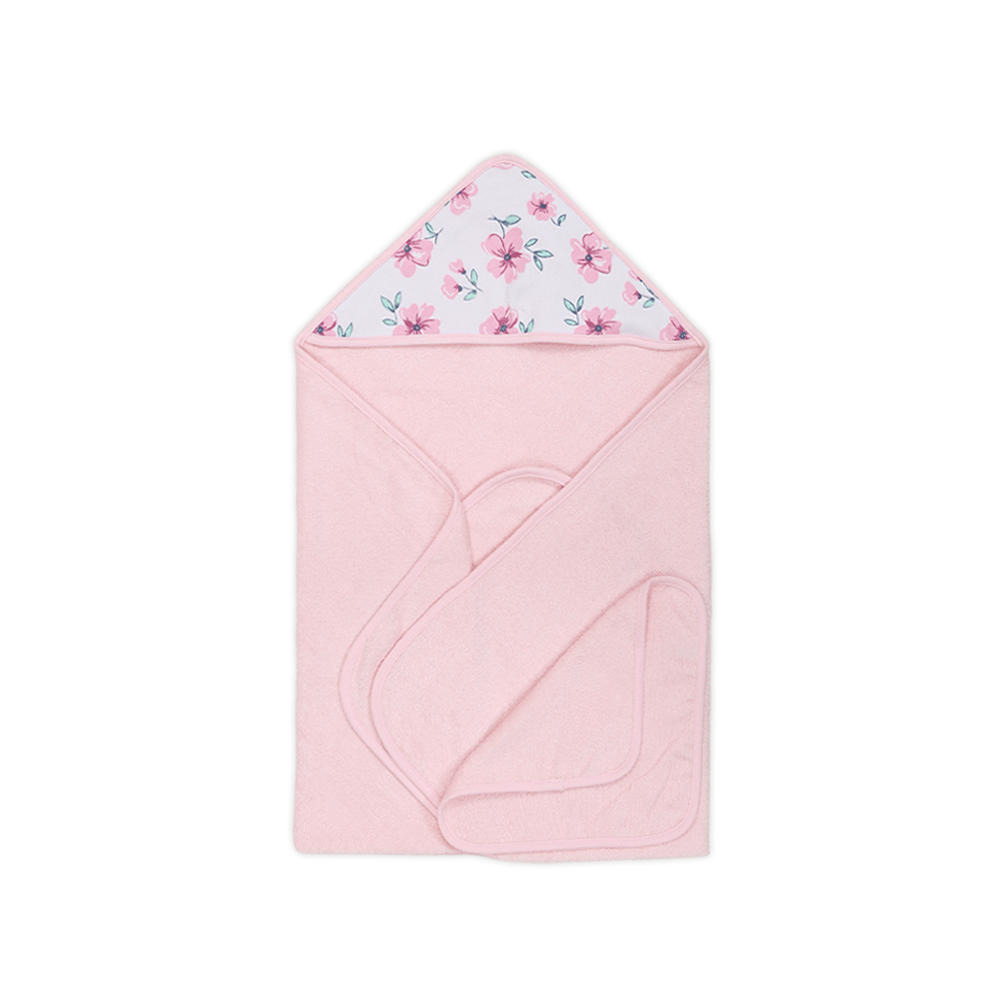 BATH TOWEL WITH FACE TOWEL
