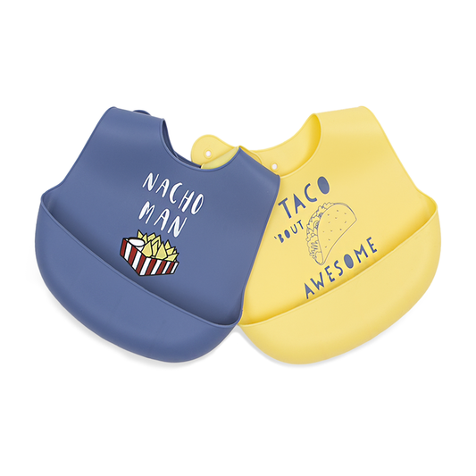 SILICONE BIB PK-2