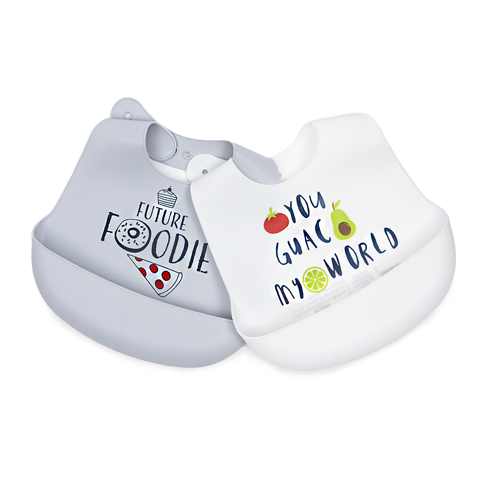 SILICONE BIB PK-2