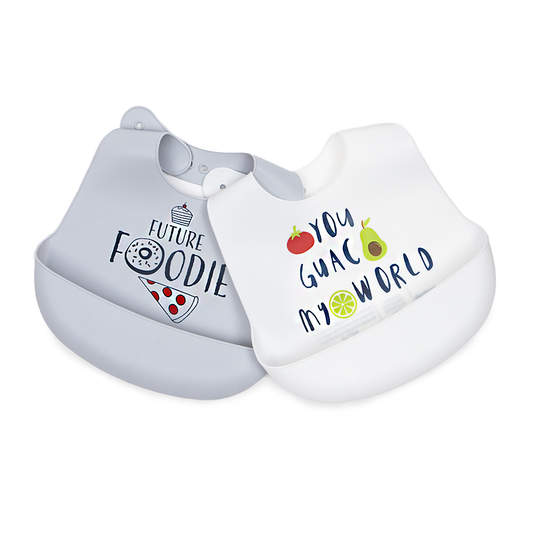 SILICONE BIB PK-2
