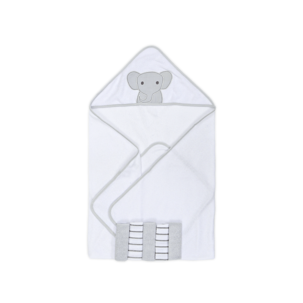 BATH TOWEL WITH 5 FACE TOWELS