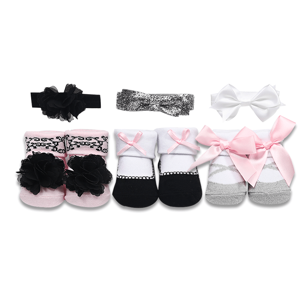 BOOTIES PK-3 & 3 HEAD BANDS