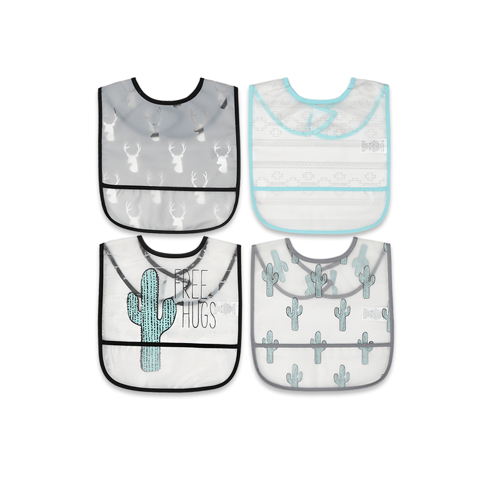 EASY CLEAN BIBS PK-4