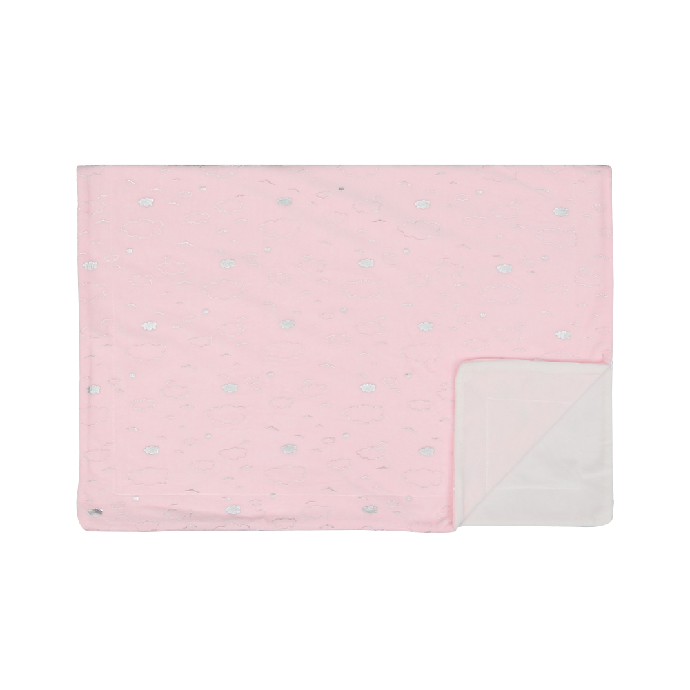 BLANKET-PINK/WHITE