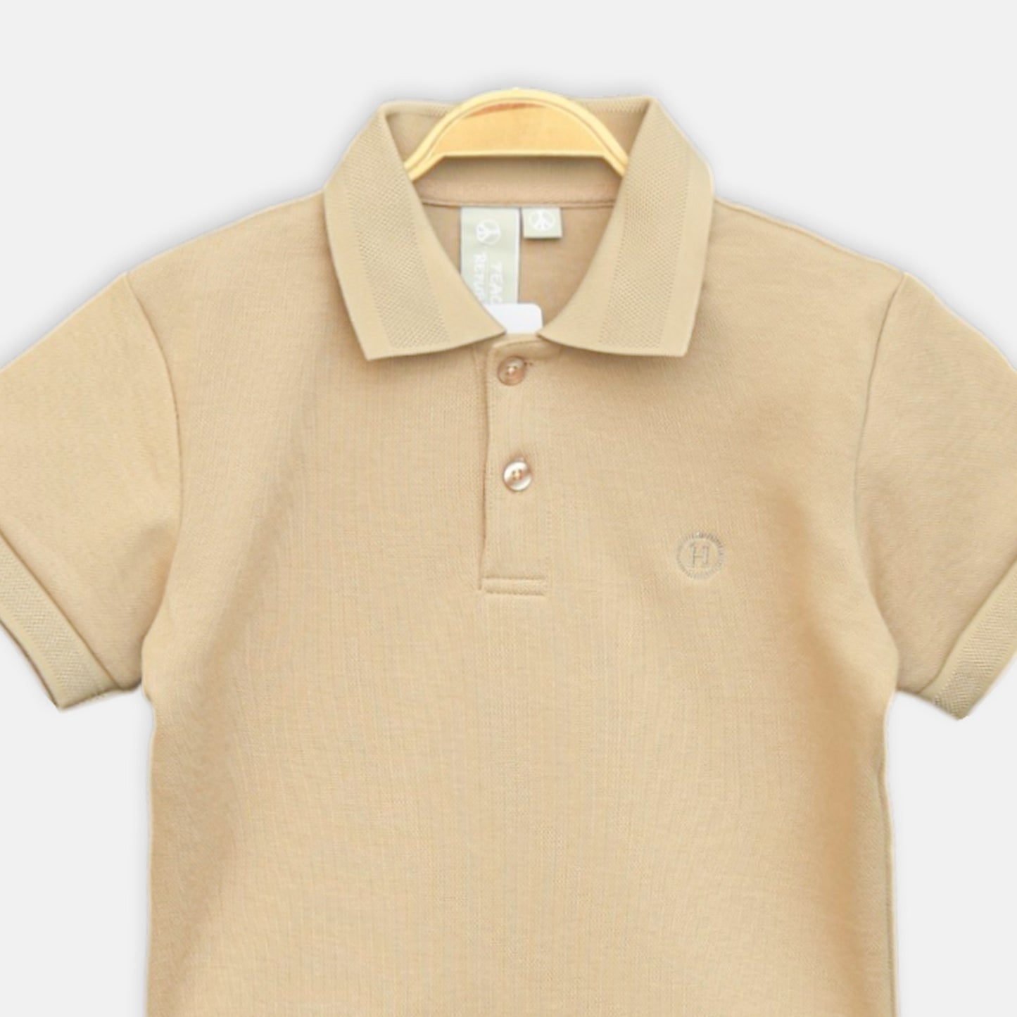Mustard Cotton Piqué Polo