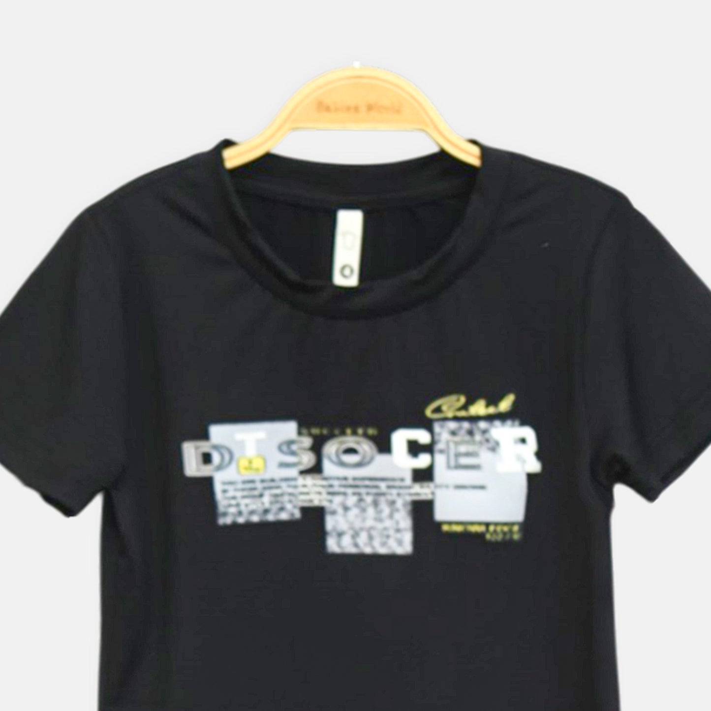 Black Soccer Tee