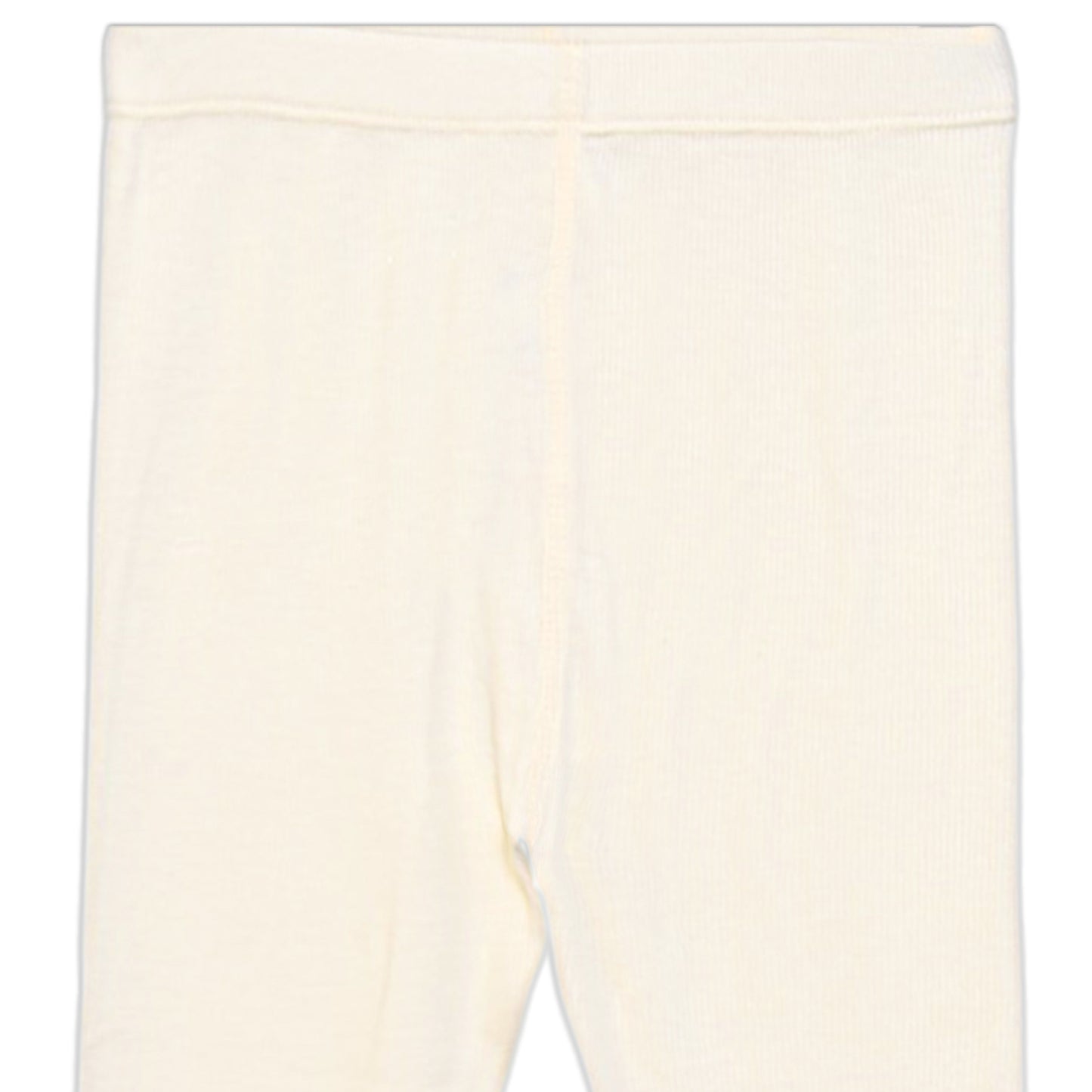 OFF-WHITE RIBBED BOW TROUSERS