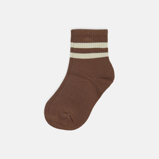 BOY SOCKS CRIMSON VARSITY INITIAL