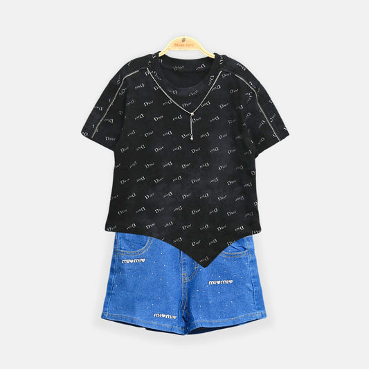 Monogram Luxe Set - Black & White