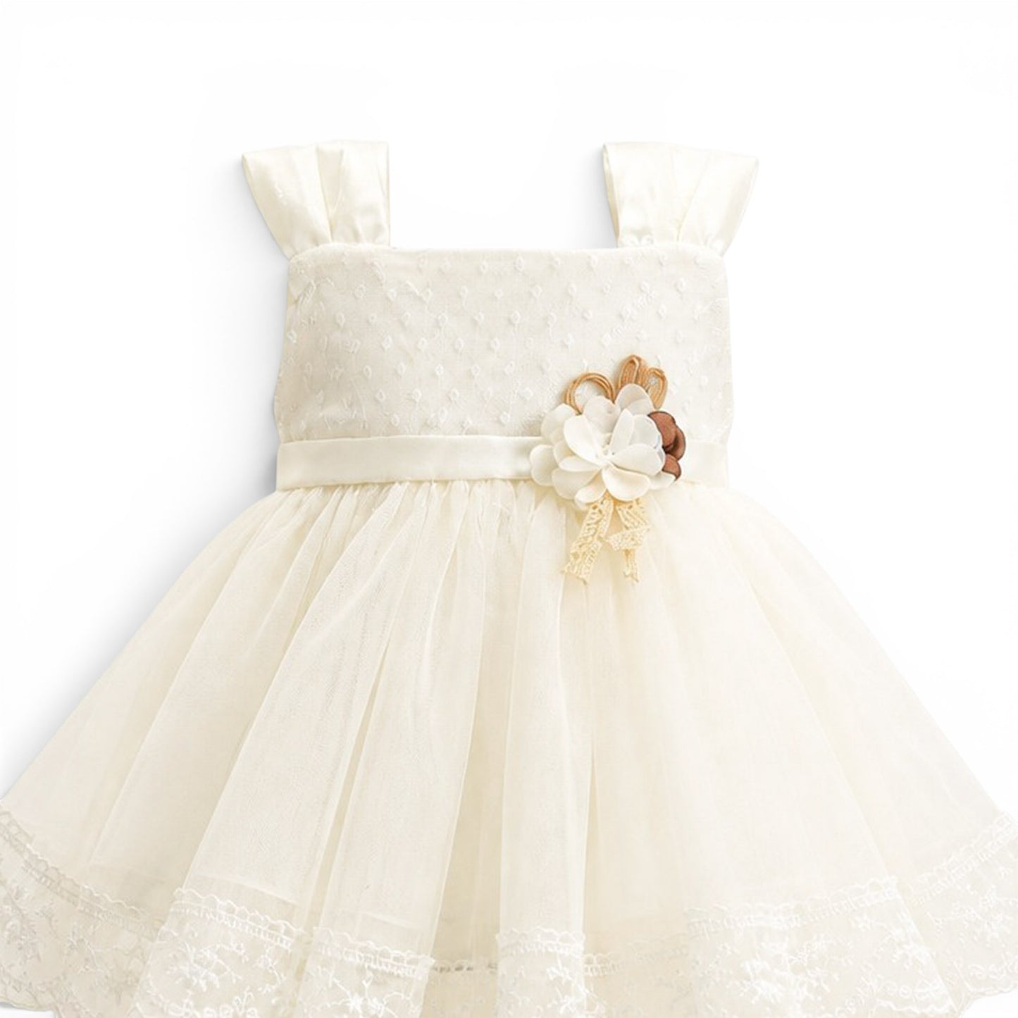 FLORAL BABY GIRL FANCY FROCK GIFT SET