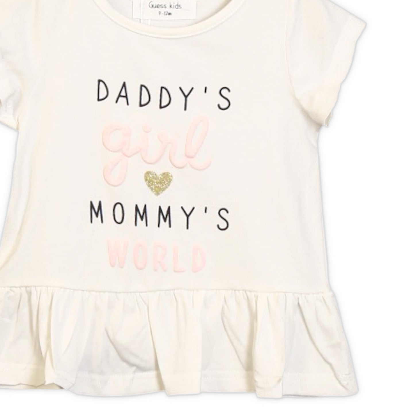 MOMMY’S WORLD WHITE PEPLUM T-SHIRT