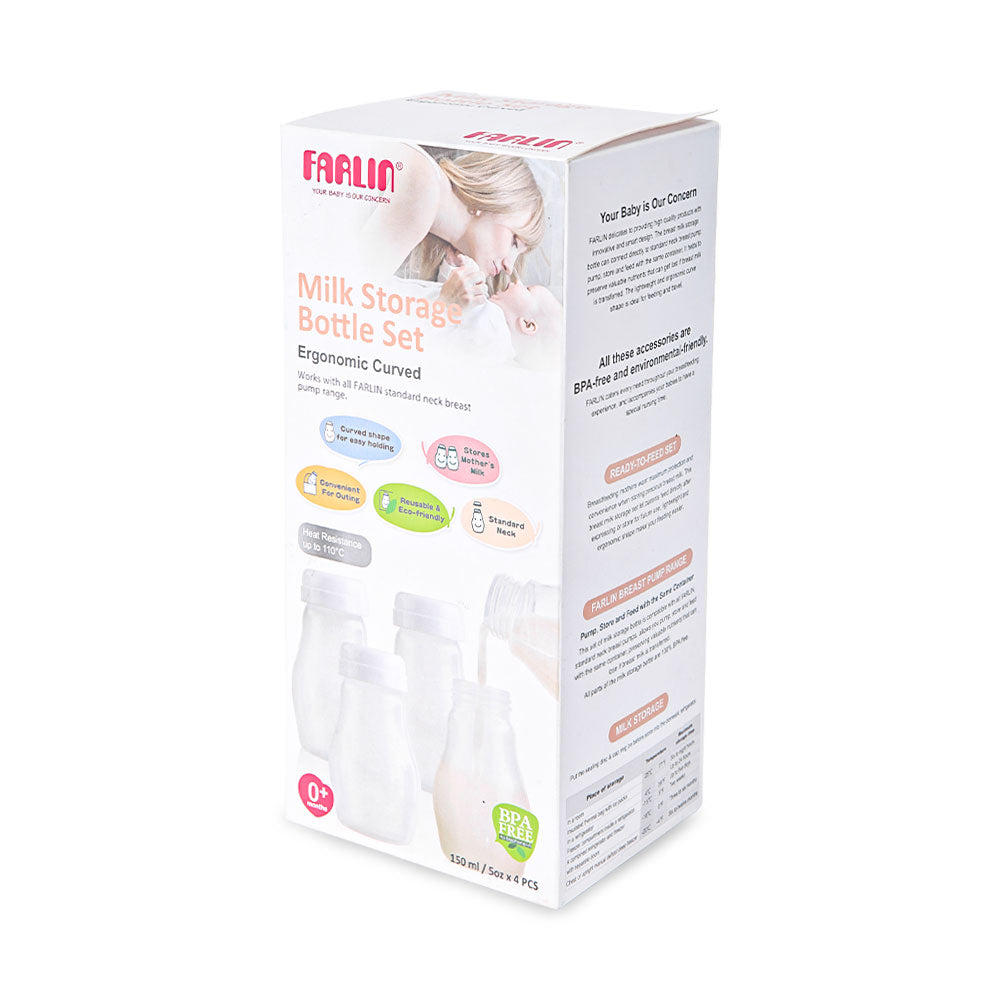 MILK STORAGE BOTTLE 150ML PK-4