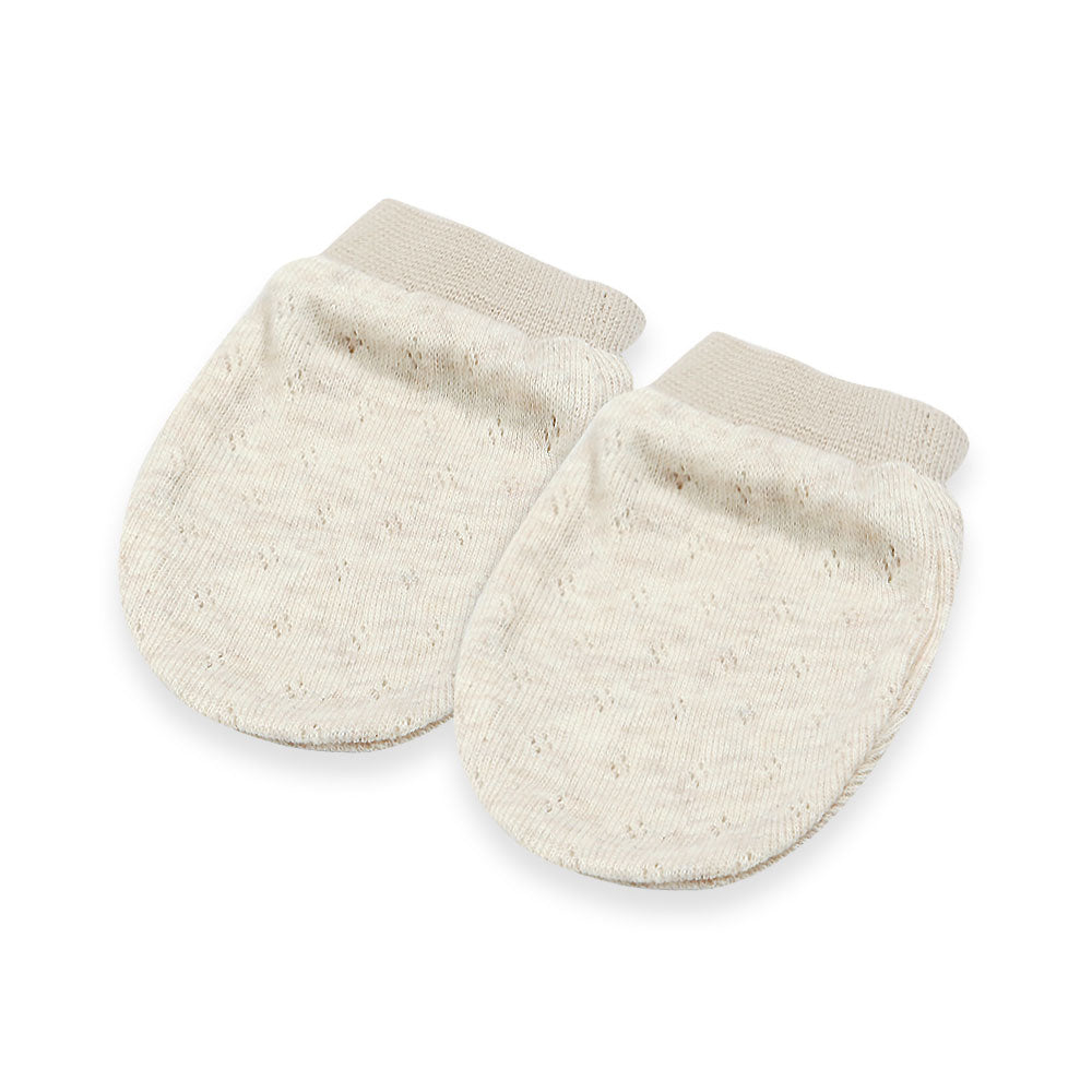 MITTENS & BOOTIES BEIGE TIGER