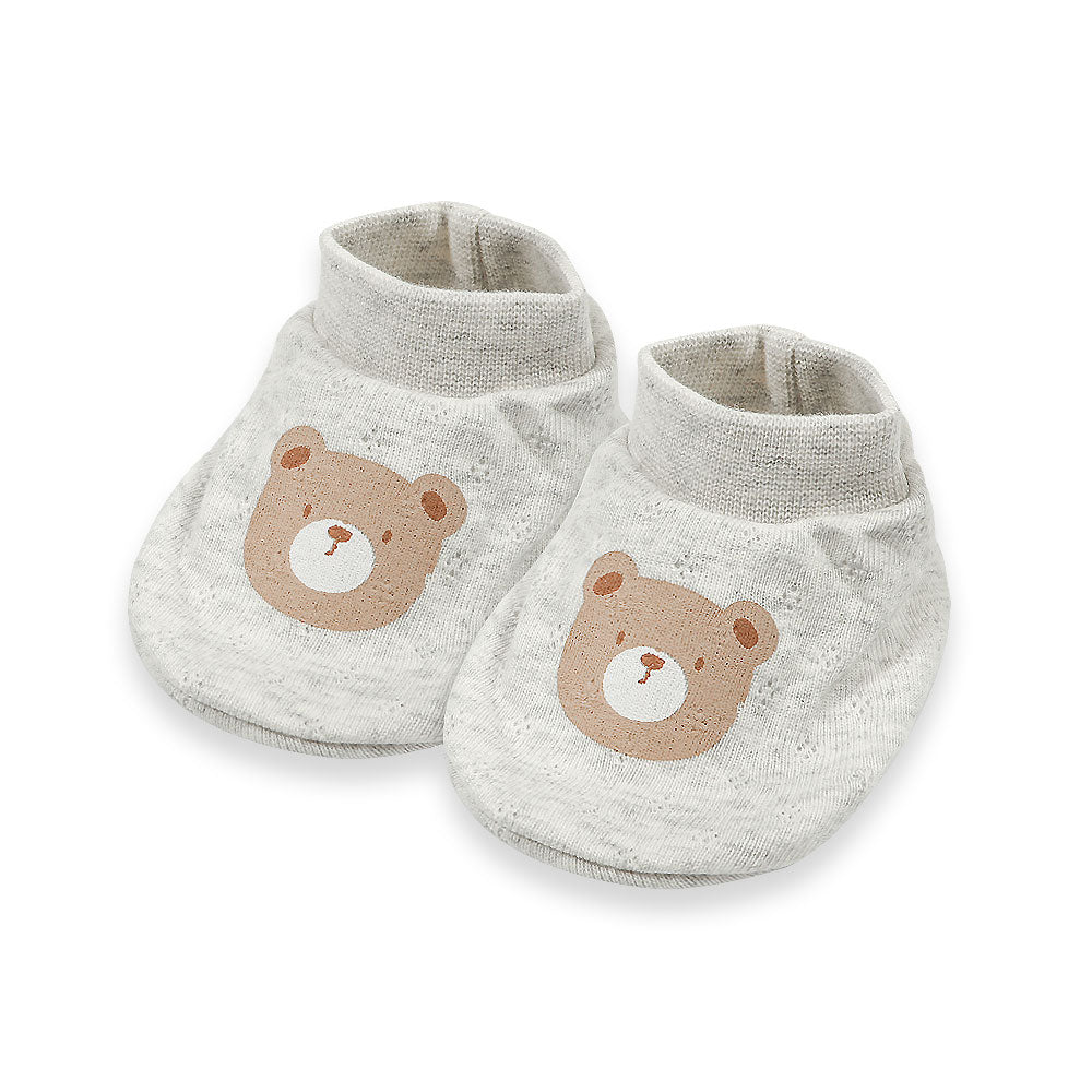 MITTENS & BOOTIES BEIGE BEAR