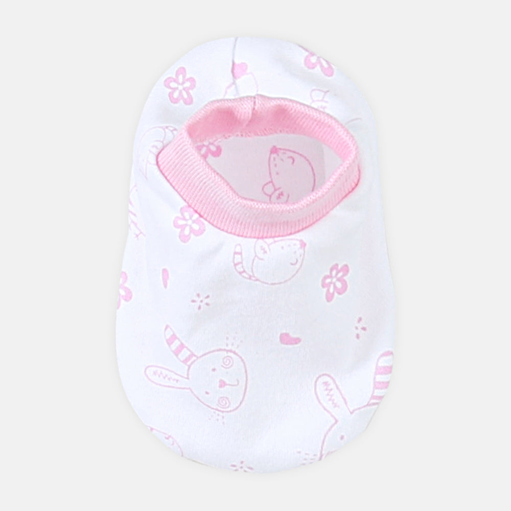 MITTENS & BOOTIES PINK & WHITE