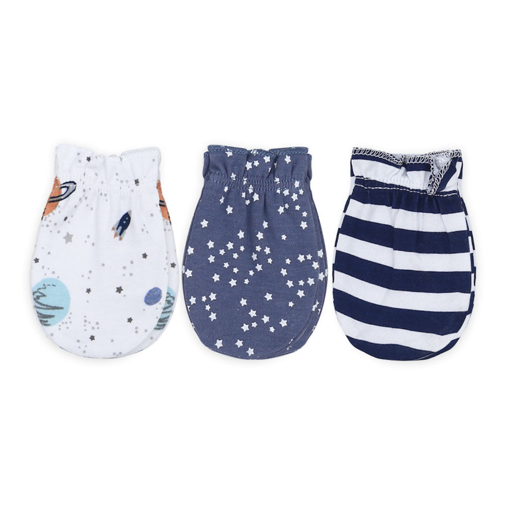MITTENS PK-3 BLUE GALAXY