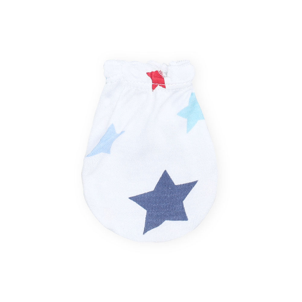 MITTENS PK-3 WHITE STARS