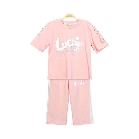 LUCKY PINK RIBBON SUIT