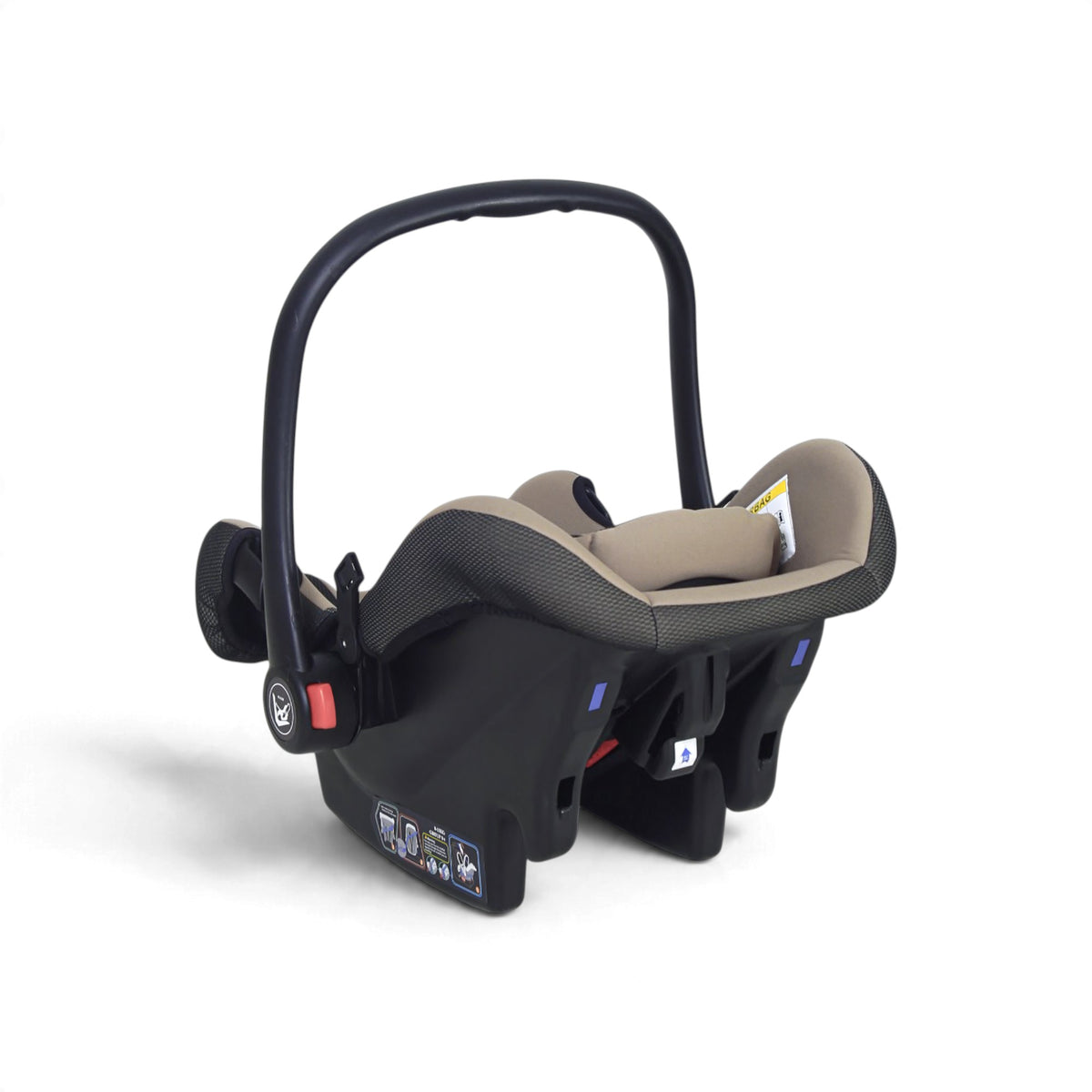 CARRY COT & CAR SEAT-BEIGE