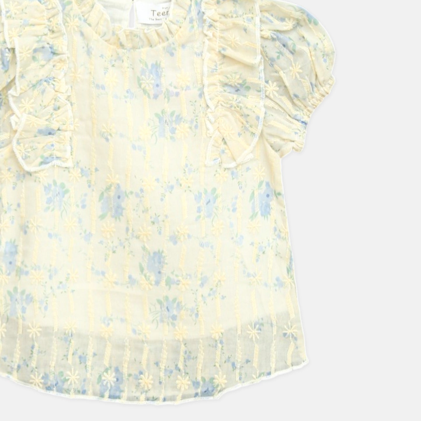 Yellow Floral Top