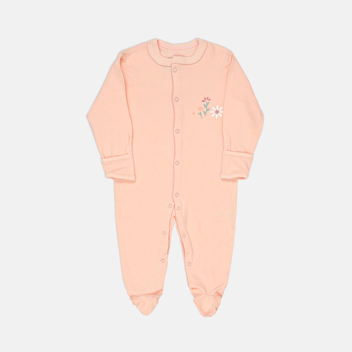 Sweet Bloom Cotton Sleepsuits Pk-3