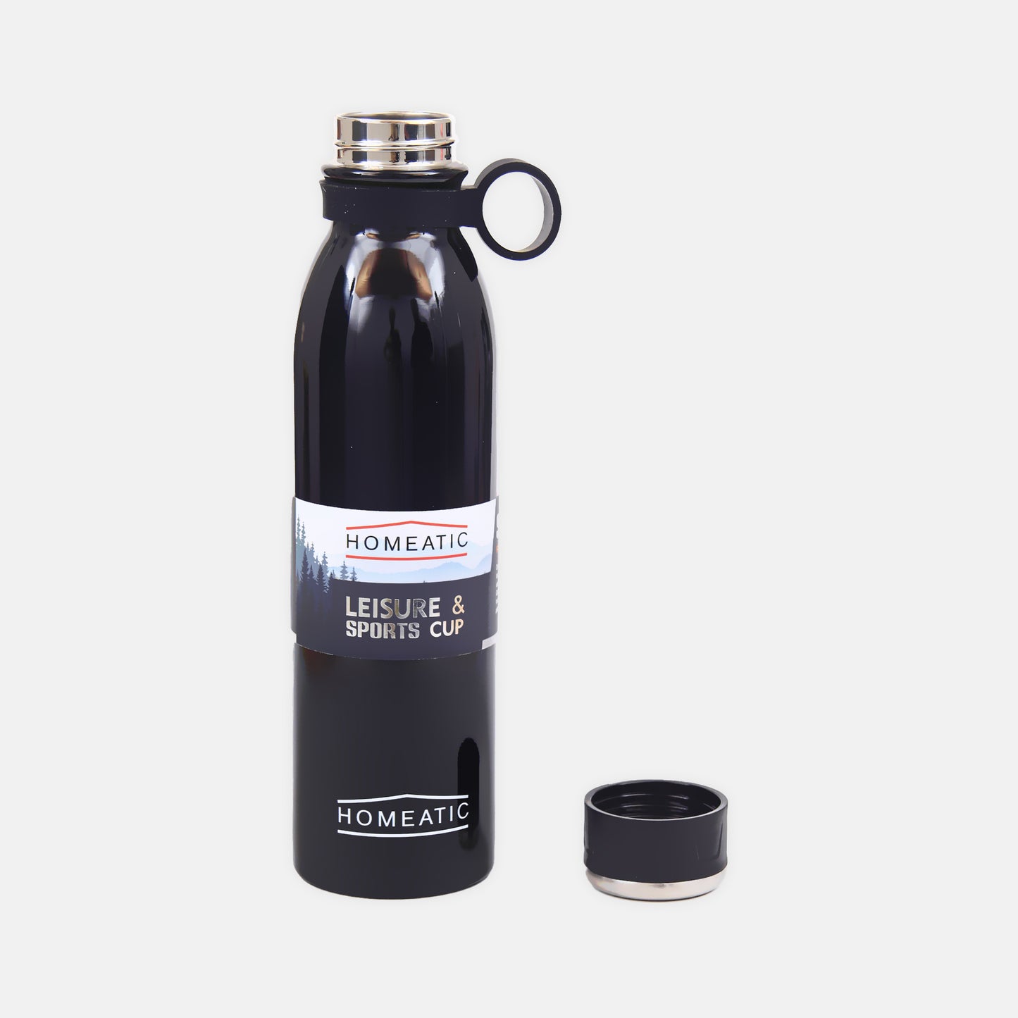 STEEL WATER BOTTLE 750 ML BLACK