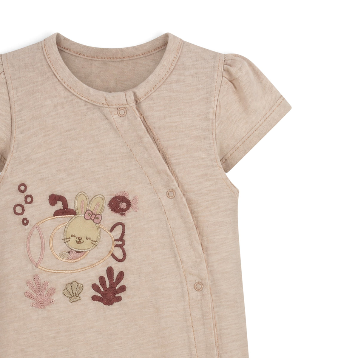 PEACH "SUBMARINE BUNNY" ROMPER