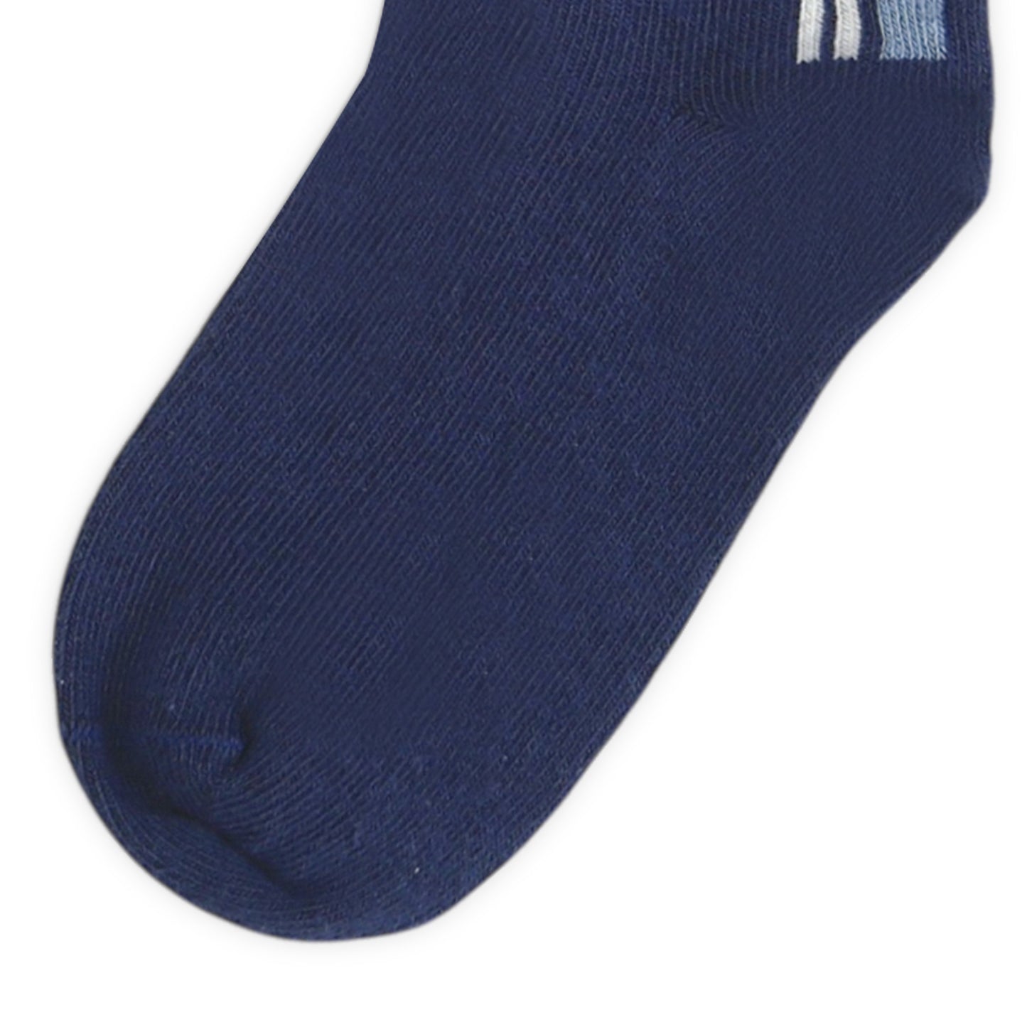 SOCCER THEMED BLUE ANKLE BOY SOCKS