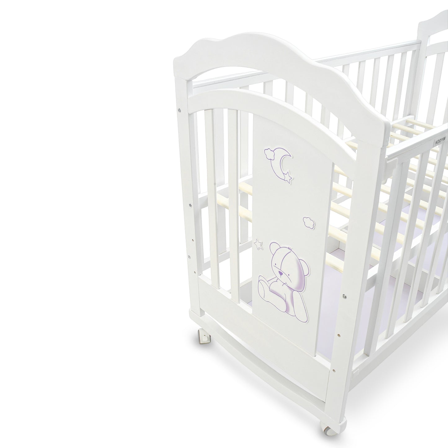 BABY WOODEN COT WHITE DREAMY DREAMS