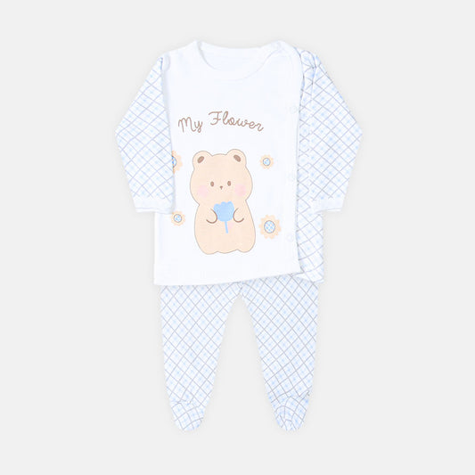 NEWBORN SUIT BOYS BROWN BEAR