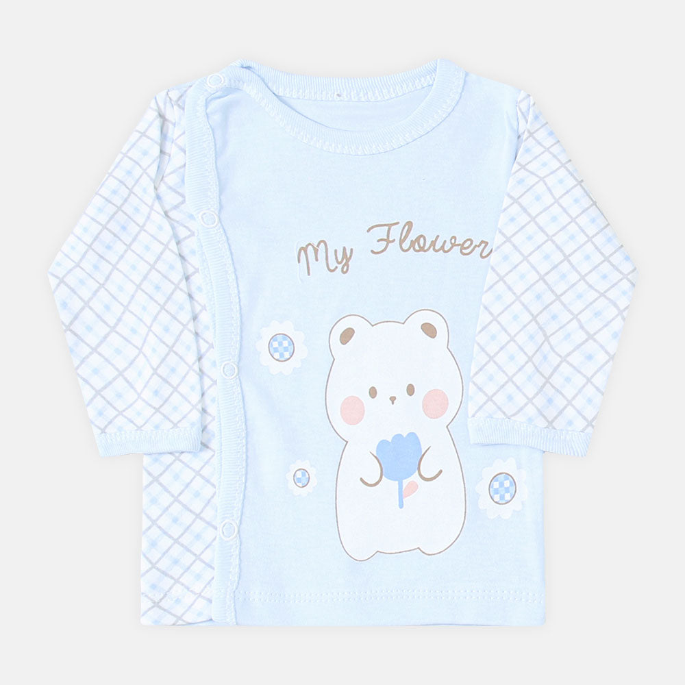 NEWBORN SUIT BOYS LIGHT BLUE BEAR