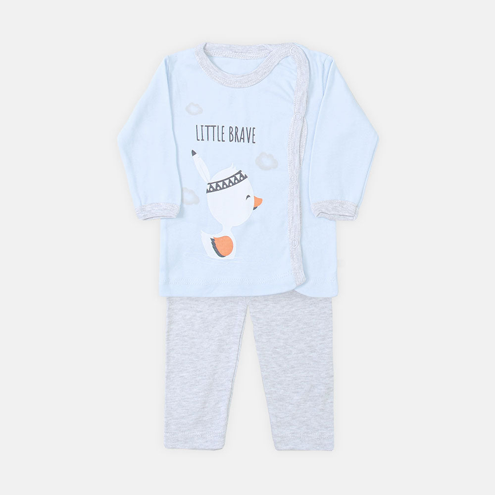 NEWBORN SUIT BOYS LITTLE BRAVE DUCK