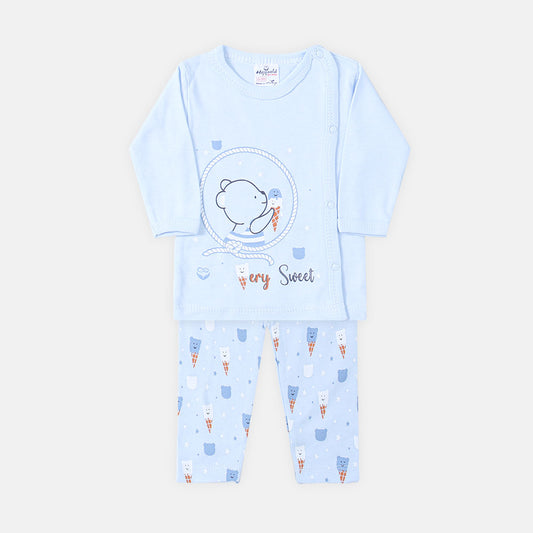 NEWBORN SUIT BOYS BLUE TEDDY BEAR