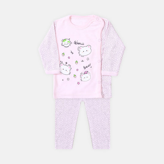NEWBORN SUIT GIRLS BEAR AND WORLD