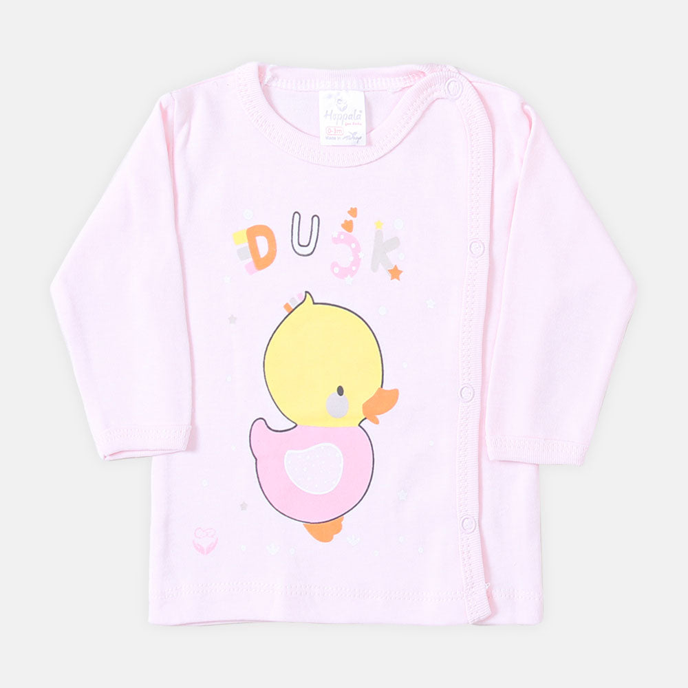 NEWBORN SUIT GIRLS YELLOW DUCK