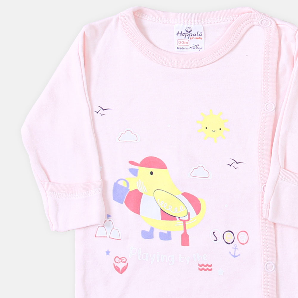 NEWBORN SUIT GIRLS PLAYING BY THE SEA