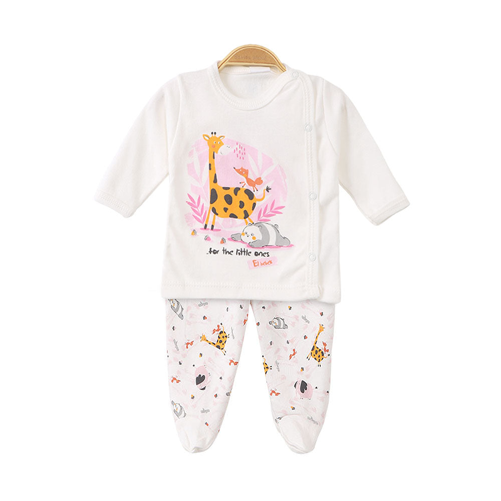 NEW BORN GIRL SUIT PINK LITTLE ONES