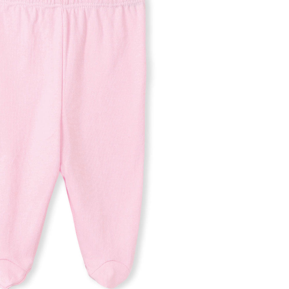 NEW BORN GIRL SUIT SALMON PINK LITTLE TIGER