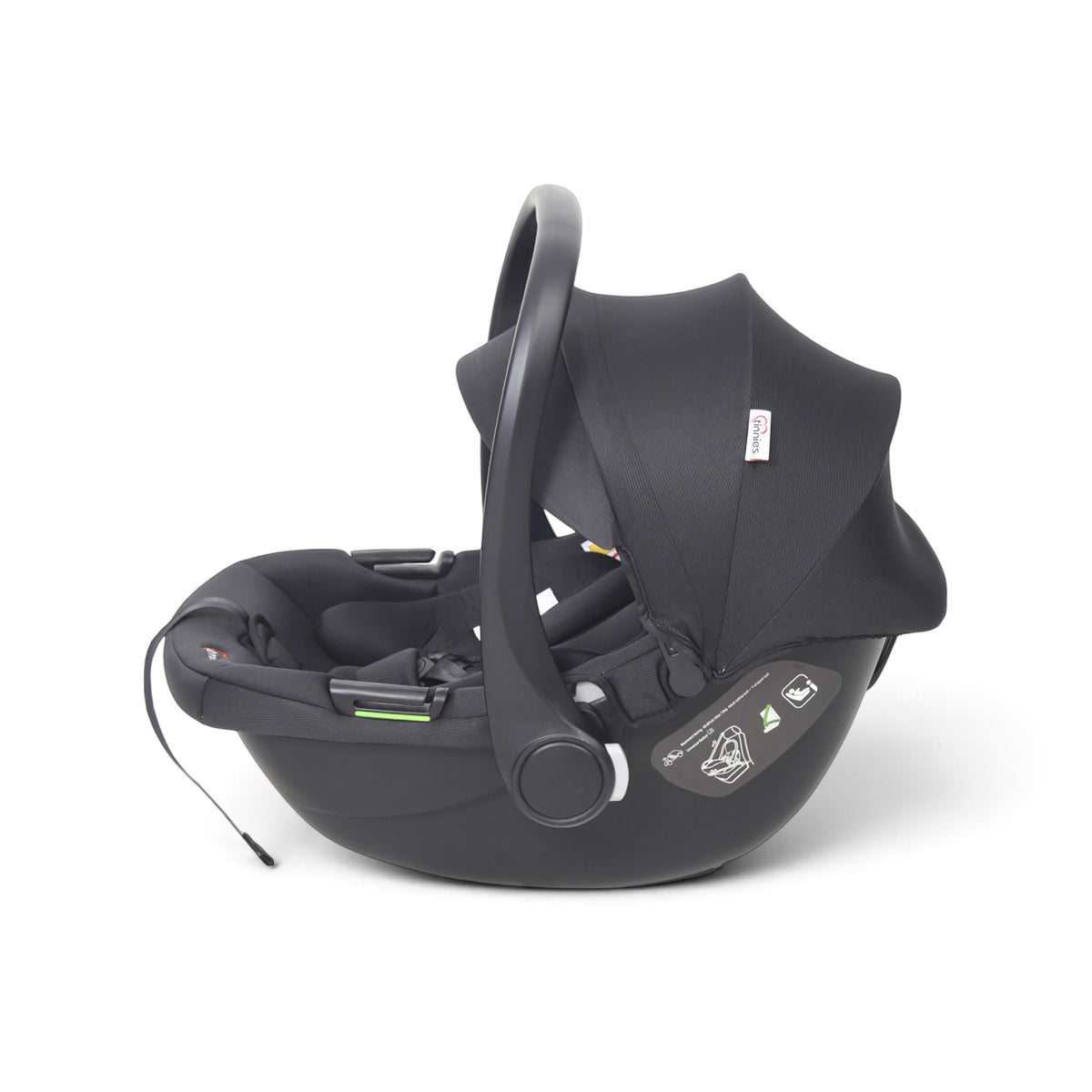 TINNIES INFANT BABY CARRIER CAR SEAT BLACK
