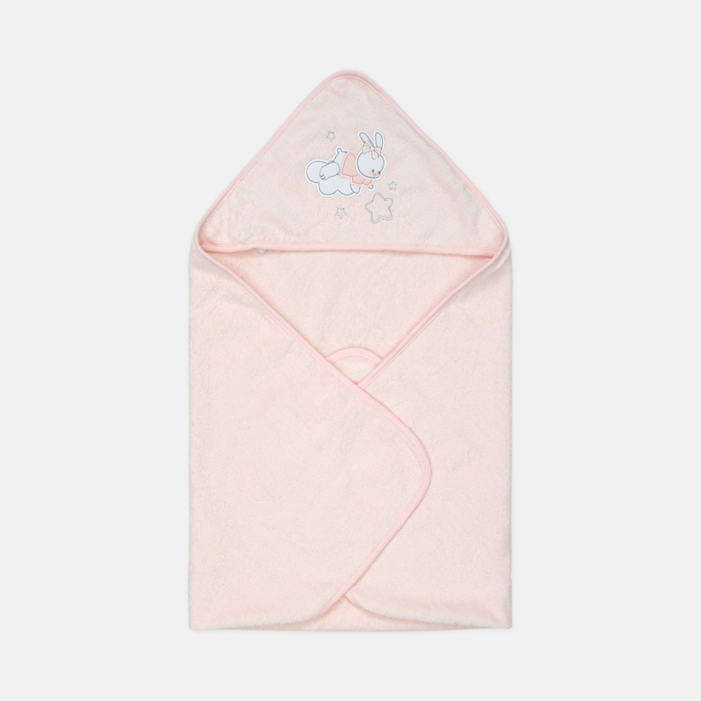 BATH TOWEL W/FACE TOWEL SLEEPY BUNNY CLOUD SET