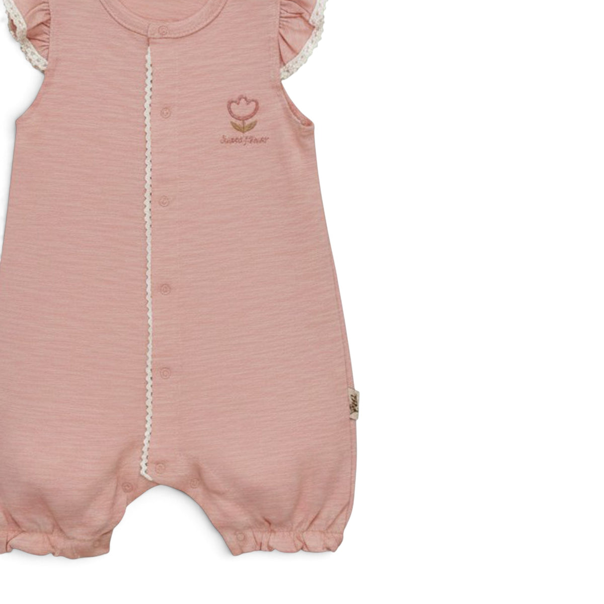 BABY GIRL "SWEET FLOWER" RUFFLE ROMPER