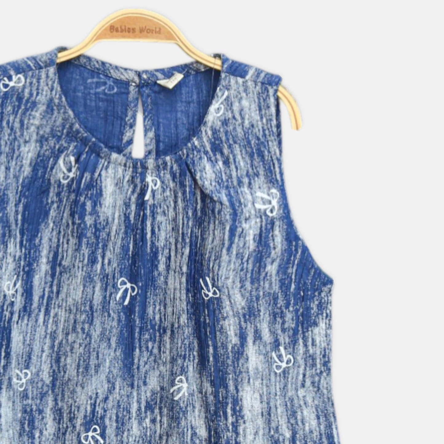 Ocean Blue Bow Top