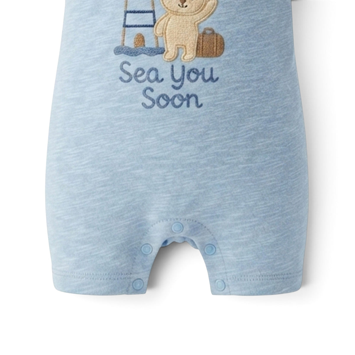 BABY BOY "SEA YOU SOON" ROMPER