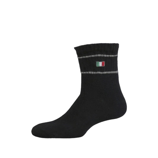 BLACK ANKLE BOY SOCKS PK-2